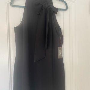 Vince Camuto black and gold dress